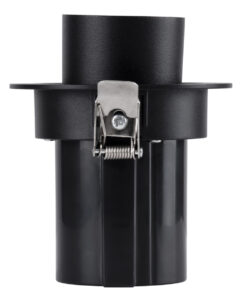 GloboStar® VIRGO-S 60305 Χωνευτό LED Spot Downlight TrimLess Φ9cm 7W 875lm 36° AC 220-240V IP20 Φ9cm x Υ9cm – Στρόγγυλο – Μαύρο – Θερμό Λευκό 2700K – Bridgelux COB – 5 Years Warranty