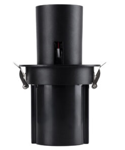 GloboStar® VIRGO-M 60308 Χωνευτό LED Spot Downlight TrimLess Φ11cm 12W 1560lm 36° AC 220-240V IP20 Φ11cm x Υ11.5cm – Στρόγγυλο – Μαύρο – Φυσικό Λευκό 4500K – Bridgelux COB – 5 Years Warranty