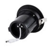 GloboStar® VIRGO-M 60309 Χωνευτό LED Spot Downlight TrimLess Φ11cm 12W 1500lm 36° AC 220-240V IP20 Φ11cm x Υ11.5cm – Στρόγγυλο – Μαύρο – Θερμό Λευκό 2700K – Bridgelux COB – 5 Years Warranty