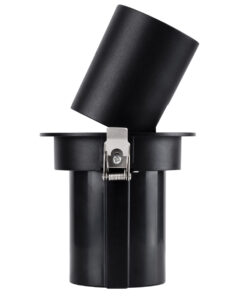 GloboStar® VIRGO-M 60309 Χωνευτό LED Spot Downlight TrimLess Φ11cm 12W 1500lm 36° AC 220-240V IP20 Φ11cm x Υ11.5cm – Στρόγγυλο – Μαύρο – Θερμό Λευκό 2700K – Bridgelux COB – 5 Years Warranty