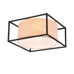 Φωτιστικό Οροφής Trio Lighting 2xE27 Μαύρου Χρώματος – 603100244