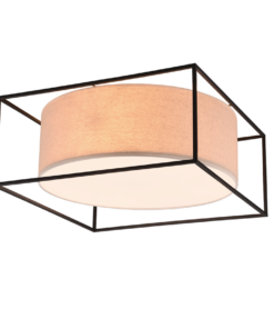 Φωτιστικό Οροφής Trio Lighting 3xE27 Μαύρου Χρώματος – 603100344