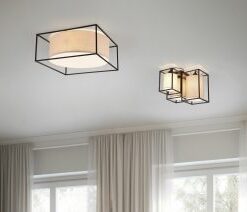 Φωτιστικό Οροφής Trio Lighting 3xE27 Μαύρου Χρώματος – 603100344