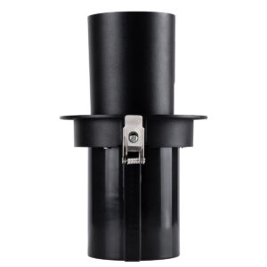 GloboStar® VIRGO-B 60312 Χωνευτό LED Spot Downlight TrimLess Φ13.5cm 20W 2600lm 36° AC 220-240V IP20 Φ13.5cm x Υ14cm – Στρόγγυλο – Μαύρο – Φυσικό Λευκό 4500K – Bridgelux COB – 5 Years Warranty