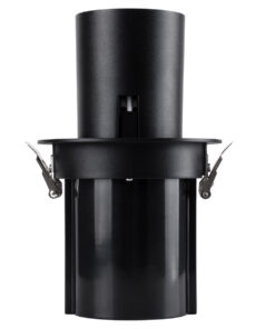 GloboStar® VIRGO-B 60312 Χωνευτό LED Spot Downlight TrimLess Φ13.5cm 20W 2600lm 36° AC 220-240V IP20 Φ13.5cm x Υ14cm – Στρόγγυλο – Μαύρο – Φυσικό Λευκό 4500K – Bridgelux COB – 5 Years Warranty