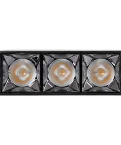 GloboStar® LUMINAR SUPERIOR 60324 Επιφανειακό LED Spot Downlight TrimLess 12W 1680lm 36° AC 220-240V IP20 Μ11.8 x Π4.2 x Υ6.6cm – Μαύρο με Κάτοπτρο Χρωμίου – Φυσικό Λευκό 4500K – Bridgelux High Lumen Chip Gen2 – TÜV Certified Driver – 5 Years Warranty