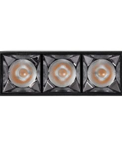 GloboStar® LUMINAR SUPERIOR 60325 Επιφανειακό LED Spot Downlight TrimLess 12W 1620lm 36° AC 220-240V IP20 Μ11.8 x Π4.2 x Υ6.6cm – Μαύρο με Κάτοπτρο Χρωμίου – Θερμό Λευκό 2700K – Bridgelux High Lumen Chip Gen2 – TÜV Certified Driver – 5 Years Warranty