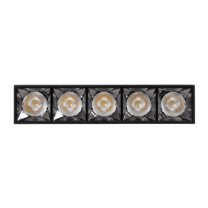 GloboStar® LUMINAR SUPERIOR 60328 Επιφανειακό LED Spot Downlight TrimLess 20W 2800lm 36° AC 220-240V IP20 Μ19.5 x Π4.2 x Υ6.6cm – Μαύρο με Κάτοπτρο Χρωμίου – Φυσικό Λευκό 4500K – Bridgelux High Lumen Chip Gen2 – TÜV Certified Driver – 5 Years Warranty