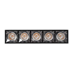 GloboStar® LUMINAR SUPERIOR 60329 Επιφανειακό LED Spot Downlight TrimLess 20W 2700lm 36° AC 220-240V IP20 Μ19.5 x Π4.2 x Υ6.6cm – Μαύρο με Κάτοπτρο Χρωμίου – Θερμό Λευκό 2700K – Bridgelux High Lumen Chip Gen2 – TÜV Certified Driver – 5 Years Warranty