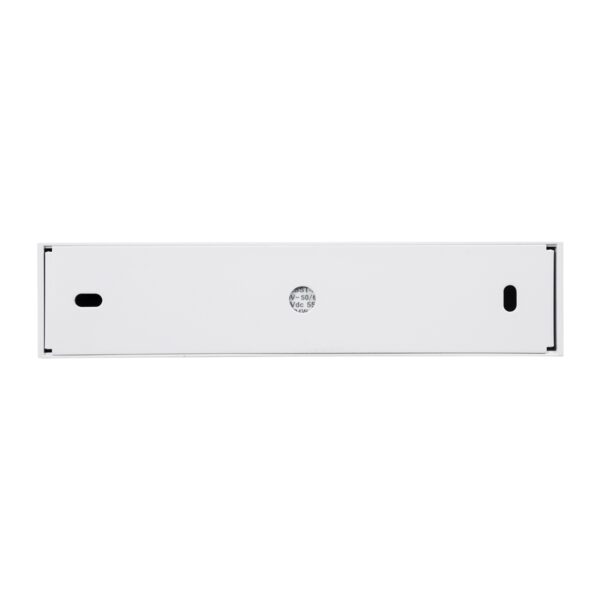 GloboStar® LUMINAR SUPERIOR 60330 Επιφανειακό LED Spot Downlight TrimLess 20W 2800lm 36° AC 220-240V IP20 Μ19.5 x Π4.2 x Υ6.6cm – Λευκό με Κάτοπτρο Χρωμίου – Φυσικό Λευκό 4500K – Bridgelux High Lumen Chip Gen2 – TÜV Certified Driver – 5 Years Warranty