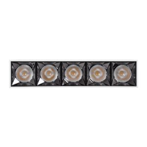 GloboStar® LUMINAR SUPERIOR 60330 Επιφανειακό LED Spot Downlight TrimLess 20W 2800lm 36° AC 220-240V IP20 Μ19.5 x Π4.2 x Υ6.6cm – Λευκό με Κάτοπτρο Χρωμίου – Φυσικό Λευκό 4500K – Bridgelux High Lumen Chip Gen2 – TÜV Certified Driver – 5 Years Warranty