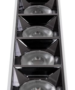 GloboStar® LUMINAR SUPERIOR 60331 Επιφανειακό LED Spot Downlight TrimLess 20W 2700lm 36° AC 220-240V IP20 Μ19.5 x Π4.2 x Υ6.6cm – Λευκό με Κάτοπτρο Χρωμίου – Θερμό Λευκό 2700K – Bridgelux High Lumen Chip Gen2 – TÜV Certified Driver – 5 Years Warranty