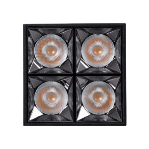 GloboStar® LUMINAR SUPERIOR 60333 Επιφανειακό LED Spot Downlight TrimLess 14W 1890lm 36° AC 220-240V IP20 Μ8.2 x Π8.2 x Υ6.6cm – Μαύρο με Κάτοπτρο Χρωμίου – Θερμό Λευκό 2700K – Bridgelux High Lumen Chip Gen2 – TÜV Certified Driver – 5 Years Warranty