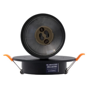 GloboStar® LEO 60350 Χωνευτό Κινούμενο Στρόγγυλο Φωτιστικό Σποτ Αλουμινίου με Ντουί GU10 AC 220-240V IP20 Φ6 x Υ17cm – Μαύρο – 5 Years Warranty