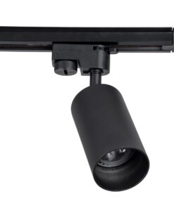 GloboStar® LEO 60354 Μοντέρνο Φωτιστικό Οροφής Ράγα με Κινούμενα Σποτ Αλουμινίου Δίφωτο 2 x GU10 AC 220-240V IP20 Μ50.5 x Π6 x Υ20cm – 2 Γραμμών – Μαύρο – 5 Years Warranty