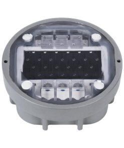 GloboStar® ROADER 60367 Professional LED Strobe Αυτόνομος Ηλιακός Χωνευτός Ανακλαστήρας Οδοστρώματος με Ενσωματωμένο Φωτοβολταϊκό Panel 2.5V 220mA & Επαναφορτιζόμενη Μπαταρία Ni-MH 1.2V 1200mAh – Αδιάβροχο IP68 – Ψυχρό Λευκό 6000K – Max Pass Load 20 Τόνοι – Φ12.5 x Υ7.7cm – 3 Years Warranty