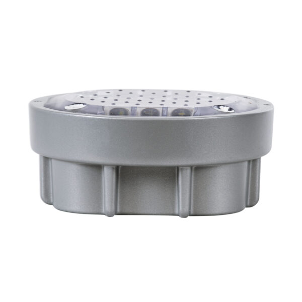 GloboStar® ROADER 60367 Professional LED Strobe Αυτόνομος Ηλιακός Χωνευτός Ανακλαστήρας Οδοστρώματος με Ενσωματωμένο Φωτοβολταϊκό Panel 2.5V 220mA & Επαναφορτιζόμενη Μπαταρία Ni-MH 1.2V 1200mAh – Αδιάβροχο IP68 – Ψυχρό Λευκό 6000K – Max Pass Load 20 Τόνοι – Φ12.5 x Υ7.7cm – 3 Years Warranty