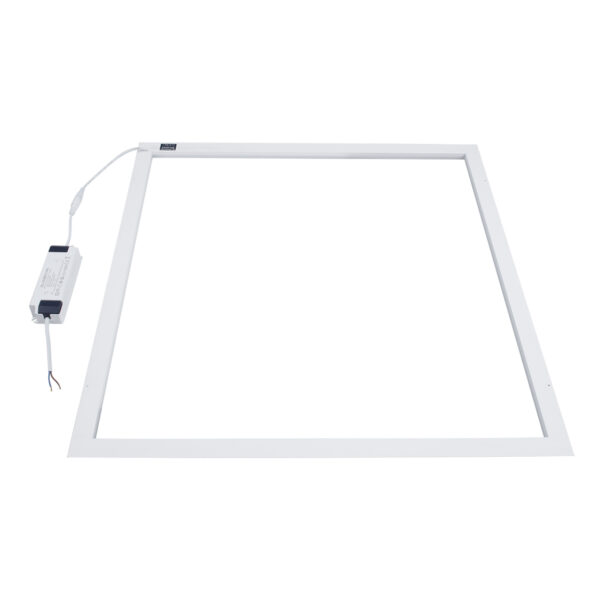 GloboStar® 60370 Χωνευτό LED Panel Linear Frameless Super Slim 60x60cm 48W 5280lm 120° CRI≥85Ra AC 220-240V IP44 Μ60 x Π60 x Υ1.5cm – Θερμό Λευκό 2700K – TÜV Certified Driver – 5 Years Warranty