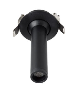 GloboStar® DALE 60371 Χωνευτό LED Κινούμενο Spot Downlight TrimLess Φ6.4cm 5W 500lm 36° AC 220-240V IP20 Φ6.4cm x Υ10cm – Στρόγγυλο – Μαύρο – Θερμό Λευκό 2700K – Bridgelux COB – TÜV Certified Driver – 5 Years Warranty