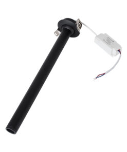 GloboStar® DALE 60373 Χωνευτό LED Κινούμενο Spot Downlight TrimLess Φ6.4cm 5W 500lm 36° AC 220-240V IP20 Φ6.4cm x Υ30cm – Στρόγγυλο – Μαύρο – Θερμό Λευκό 2700K – Bridgelux COB – TÜV Certified Driver – 5 Years Warranty