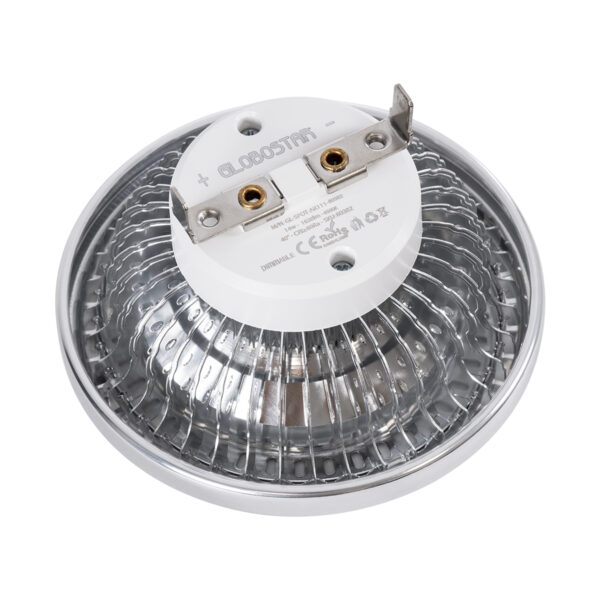 GloboStar® DARKO 60383 Σποτ LED Indirect Anti-Glare AR111 14W 1582lm 40° AC 220-240V IP20 Φ11.1 x Υ6.6cm Θερμό Λευκό 2700K Dimmable – Bridgelux High Lumen COB Gen2 – TÜV Certified Driver – 5 Years Warranty