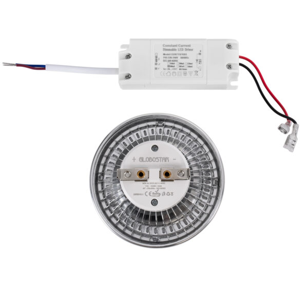 GloboStar® DARKO 60383 Σποτ LED Indirect Anti-Glare AR111 14W 1582lm 40° AC 220-240V IP20 Φ11.1 x Υ6.6cm Θερμό Λευκό 2700K Dimmable – Bridgelux High Lumen COB Gen2 – TÜV Certified Driver – 5 Years Warranty