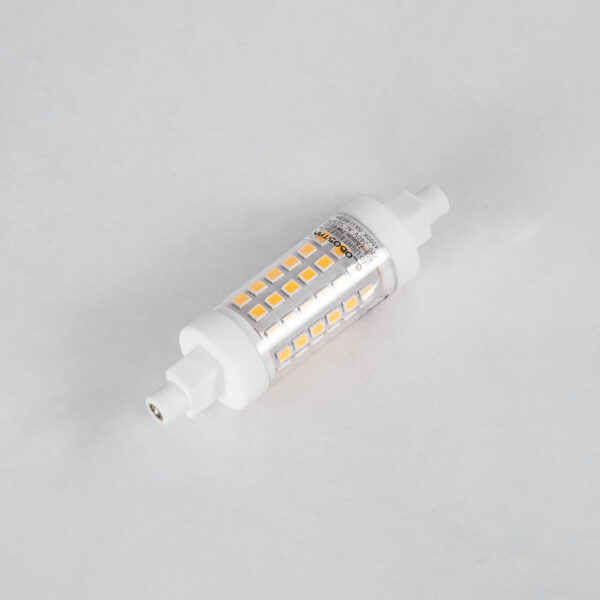 GloboStar® 60395 Λάμπα LED R7S 78mm 7W 791lm 360° AC 220-240V IP20 Φ2 x Υ7.8cm Θερμό Λευκό 2700K – 3 Years Warranty