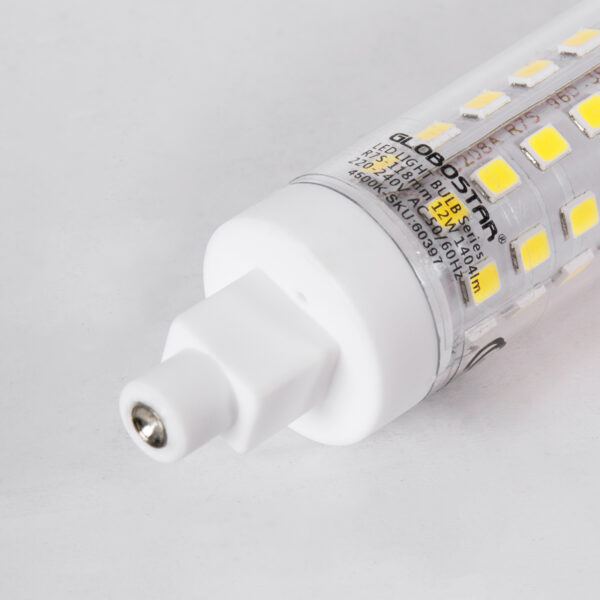 GloboStar® 60396 Λάμπα LED R7S 118mm 12W 1452lm 360° AC 220-240V IP20 Φ2 x Υ11.8cm Ψυχρό Λευκό 6000K – 3 Years Warranty
