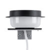 GloboStar® KIARA 60400 Μοντέρνο Φωτιστικό Τοίχου – Απλίκα Καθρέπτη Μπάνιου με 3 Τρόπους Τοποθέτησης LED 5W 560lm 120° AC 220-240V IP44 Μ10 x Π13 x Υ3cm – Φυσικό Λευκό 4500K – Μαύρο – 3 Χρόνια Εγγύηση
