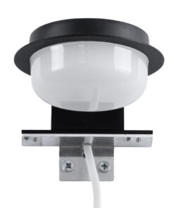 GloboStar® KIARA 60400 Μοντέρνο Φωτιστικό Τοίχου – Απλίκα Καθρέπτη Μπάνιου με 3 Τρόπους Τοποθέτησης LED 5W 560lm 120° AC 220-240V IP44 Μ10 x Π13 x Υ3cm – Φυσικό Λευκό 4500K – Μαύρο – 3 Χρόνια Εγγύηση