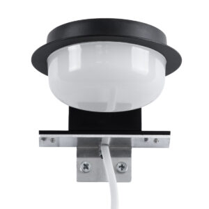 GloboStar® KIARA 60400 Μοντέρνο Φωτιστικό Τοίχου – Απλίκα Καθρέπτη Μπάνιου με 3 Τρόπους Τοποθέτησης LED 5W 560lm 120° AC 220-240V IP44 Μ10 x Π13 x Υ3cm – Φυσικό Λευκό 4500K – Μαύρο – 3 Χρόνια Εγγύηση