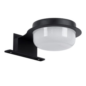 GloboStar® KIARA 60400 Μοντέρνο Φωτιστικό Τοίχου – Απλίκα Καθρέπτη Μπάνιου με 3 Τρόπους Τοποθέτησης LED 5W 560lm 120° AC 220-240V IP44 Μ10 x Π13 x Υ3cm – Φυσικό Λευκό 4500K – Μαύρο – 3 Χρόνια Εγγύηση