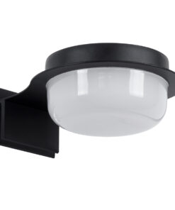 GloboStar® KIARA 60400 Μοντέρνο Φωτιστικό Τοίχου – Απλίκα Καθρέπτη Μπάνιου με 3 Τρόπους Τοποθέτησης LED 5W 560lm 120° AC 220-240V IP44 Μ10 x Π13 x Υ3cm – Φυσικό Λευκό 4500K – Μαύρο – 3 Χρόνια Εγγύηση