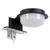 GloboStar® KIARA 60400 Μοντέρνο Φωτιστικό Τοίχου – Απλίκα Καθρέπτη Μπάνιου με 3 Τρόπους Τοποθέτησης LED 5W 560lm 120° AC 220-240V IP44 Μ10 x Π13 x Υ3cm – Φυσικό Λευκό 4500K – Μαύρο – 3 Χρόνια Εγγύηση