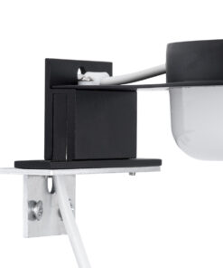 GloboStar® KIARA 60400 Μοντέρνο Φωτιστικό Τοίχου – Απλίκα Καθρέπτη Μπάνιου με 3 Τρόπους Τοποθέτησης LED 5W 560lm 120° AC 220-240V IP44 Μ10 x Π13 x Υ3cm – Φυσικό Λευκό 4500K – Μαύρο – 3 Χρόνια Εγγύηση