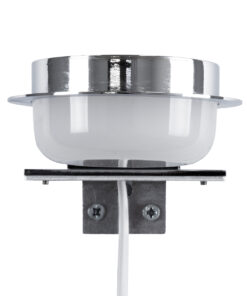 GloboStar® KIARA 60402 Μοντέρνο Φωτιστικό Τοίχου – Απλίκα Καθρέπτη Μπάνιου με 3 Τρόπους Τοποθέτησης LED 5W 560lm 120° AC 220-240V IP44 Μ10 x Π13 x Υ3cm – Φυσικό Λευκό 4500K – Χρώμιο Νίκελ – 3 Χρόνια Εγγύηση