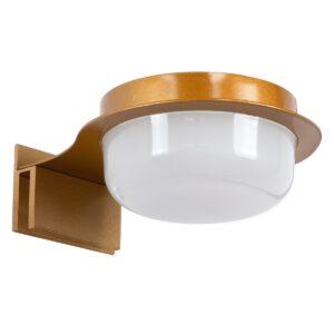 GloboStar® KIARA 60403 Μοντέρνο Φωτιστικό Τοίχου – Απλίκα Καθρέπτη Μπάνιου με 3 Τρόπους Τοποθέτησης LED 5W 560lm 120° AC 220-240V IP44 Μ10 x Π13 x Υ3cm – Φυσικό Λευκό 4500K – Χάλκινο – 3 Years Warranty