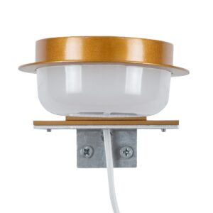 GloboStar® KIARA 60403 Μοντέρνο Φωτιστικό Τοίχου – Απλίκα Καθρέπτη Μπάνιου με 3 Τρόπους Τοποθέτησης LED 5W 560lm 120° AC 220-240V IP44 Μ10 x Π13 x Υ3cm – Φυσικό Λευκό 4500K – Χάλκινο – 3 Years Warranty