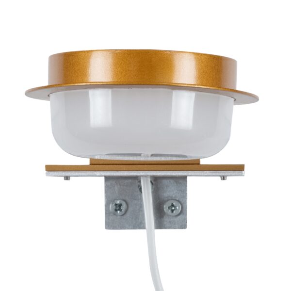 GloboStar® KIARA 60403 Μοντέρνο Φωτιστικό Τοίχου – Απλίκα Καθρέπτη Μπάνιου με 3 Τρόπους Τοποθέτησης LED 5W 560lm 120° AC 220-240V IP44 Μ10 x Π13 x Υ3cm – Φυσικό Λευκό 4500K – Χάλκινο – 3 Years Warranty