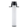 GloboStar® ELSA 60404 Μοντέρνο Φωτιστικό Τοίχου – Απλίκα Καθρέπτη Μπάνιου – Πίνακα 1 x G9 360° AC 220-240V IP44 Μ3.5 x Π13.5 x Υ20cm – Μαύρο – 5 Χρόνια Εγγύηση