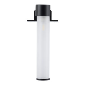 GloboStar® ELSA 60404 Μοντέρνο Φωτιστικό Τοίχου – Απλίκα Καθρέπτη Μπάνιου – Πίνακα 1 x G9 360° AC 220-240V IP44 Μ3.5 x Π13.5 x Υ20cm – Μαύρο – 5 Χρόνια Εγγύηση