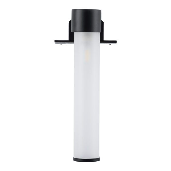 GloboStar® ELSA 60404 Μοντέρνο Φωτιστικό Τοίχου – Απλίκα Καθρέπτη Μπάνιου – Πίνακα 1 x G9 360° AC 220-240V IP44 Μ3.5 x Π13.5 x Υ20cm – Μαύρο – 5 Χρόνια Εγγύηση