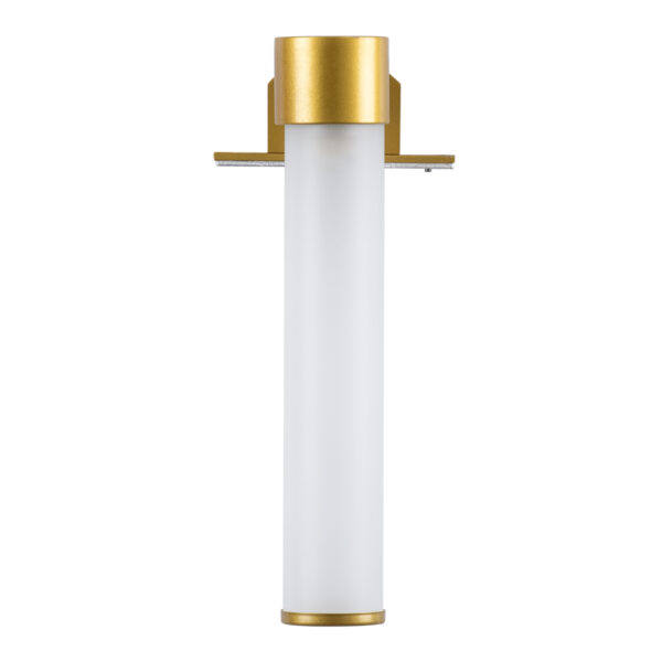 GloboStar® ELSA 60405 Μοντέρνο Φωτιστικό Τοίχου – Απλίκα Καθρέπτη Μπάνιου – Πίνακα 1 x G9 360° AC 220-240V IP44 Μ3.5 x Π13.5 x Υ20cm – Χρυσό – 5 Χρόνια Εγγύηση