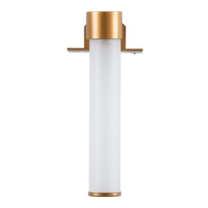 GloboStar® ELSA 60407 Μοντέρνο Φωτιστικό Τοίχου – Απλίκα Καθρέπτη Μπάνιου – Πίνακα 1 x G9 360° AC 220-240V IP44 Μ3.5 x Π13.5 x Υ20cm – Χάλκινο – 5 Years Warranty