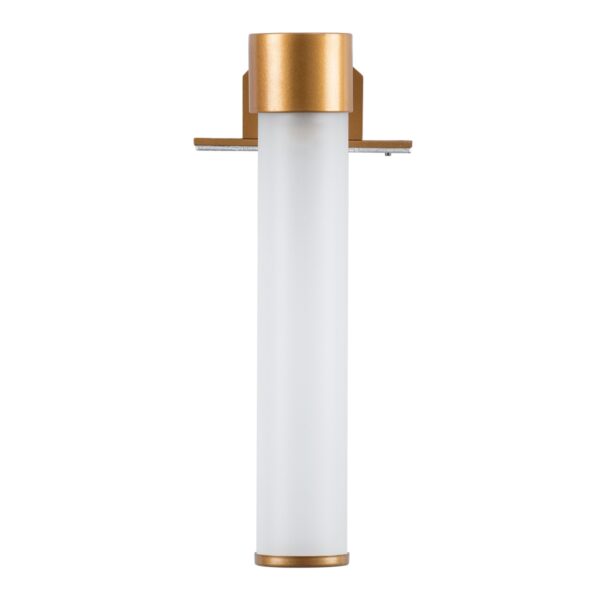 GloboStar® ELSA 60407 Μοντέρνο Φωτιστικό Τοίχου – Απλίκα Καθρέπτη Μπάνιου – Πίνακα 1 x G9 360° AC 220-240V IP44 Μ3.5 x Π13.5 x Υ20cm – Χάλκινο – 5 Years Warranty
