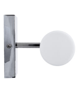 GloboStar® ANAIS 60410 Μοντέρνο Φωτιστικό Τοίχου – Απλίκα Καθρέπτη Μπάνιου – Πίνακα 2 x G9 270° AC 220-240V IP44 Μ34 x Π12 x Υ11cm – Χρώμιο Νίκελ – 5 Χρόνια Εγγύηση