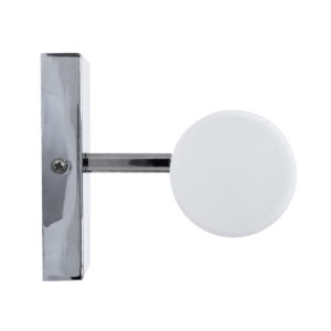 GloboStar® ANAIS 60410 Μοντέρνο Φωτιστικό Τοίχου – Απλίκα Καθρέπτη Μπάνιου – Πίνακα 2 x G9 270° AC 220-240V IP44 Μ34 x Π12 x Υ11cm – Χρώμιο Νίκελ – 5 Χρόνια Εγγύηση