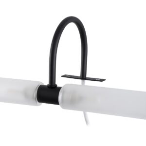 GloboStar® FLORA 60412 Μοντέρνο Φωτιστικό Τοίχου – Απλίκα Καθρέπτη Μπάνιου – Πίνακα 2 x G9 270° AC 220-240V IP44 Μ31 x Π13 x Υ12cm – Μαύρο – 5 Years Warranty