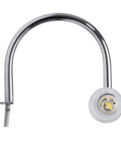 GloboStar® FLORA 60414 Μοντέρνο Φωτιστικό Τοίχου – Απλίκα Καθρέπτη Μπάνιου – Πίνακα 2 x G9 270° AC 220-240V IP44 Μ31 x Π13 x Υ12cm – Χρώμιο Νίκελ – 5 Χρόνια Εγγύηση