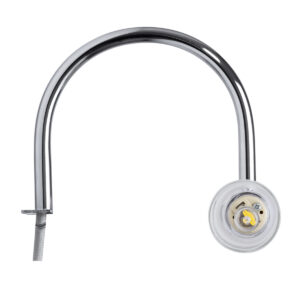 GloboStar® FLORA 60414 Μοντέρνο Φωτιστικό Τοίχου – Απλίκα Καθρέπτη Μπάνιου – Πίνακα 2 x G9 270° AC 220-240V IP44 Μ31 x Π13 x Υ12cm – Χρώμιο Νίκελ – 5 Χρόνια Εγγύηση